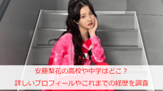 安藤梨花の高校や中学はどこ？詳しいプロフィールやこれまでの経歴を調査